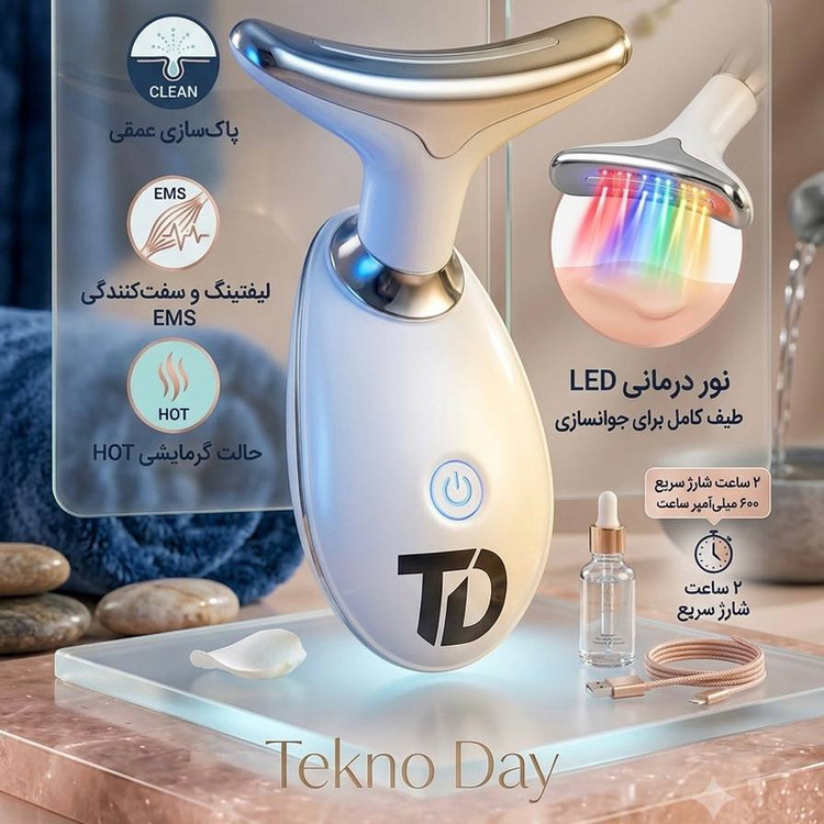 محصول نمونه تستی دستگاه جوانسازی تکنودی مدل TD-2027